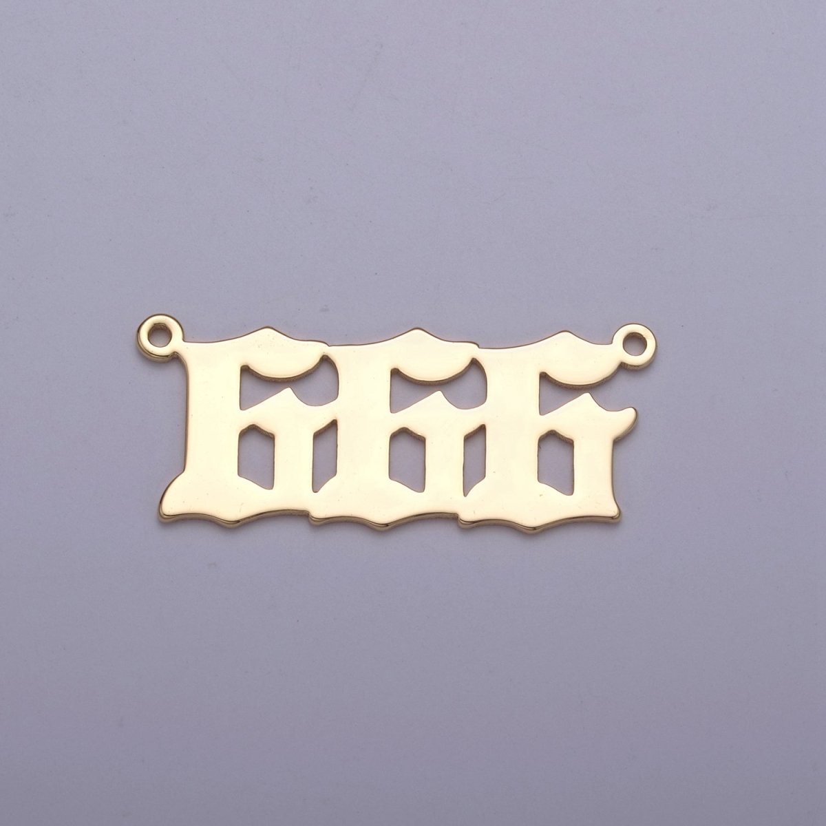 Gold Filled Angel Number Charm Connector Lucky Number for Necklace Bracelet Component G-622~G-626