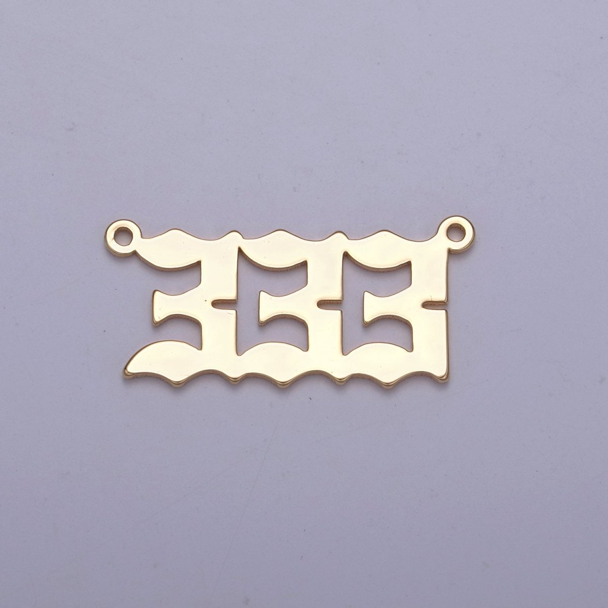 Gold Filled Angel Number Charm Connector Lucky Number for Necklace Bracelet Component G-622~G-626