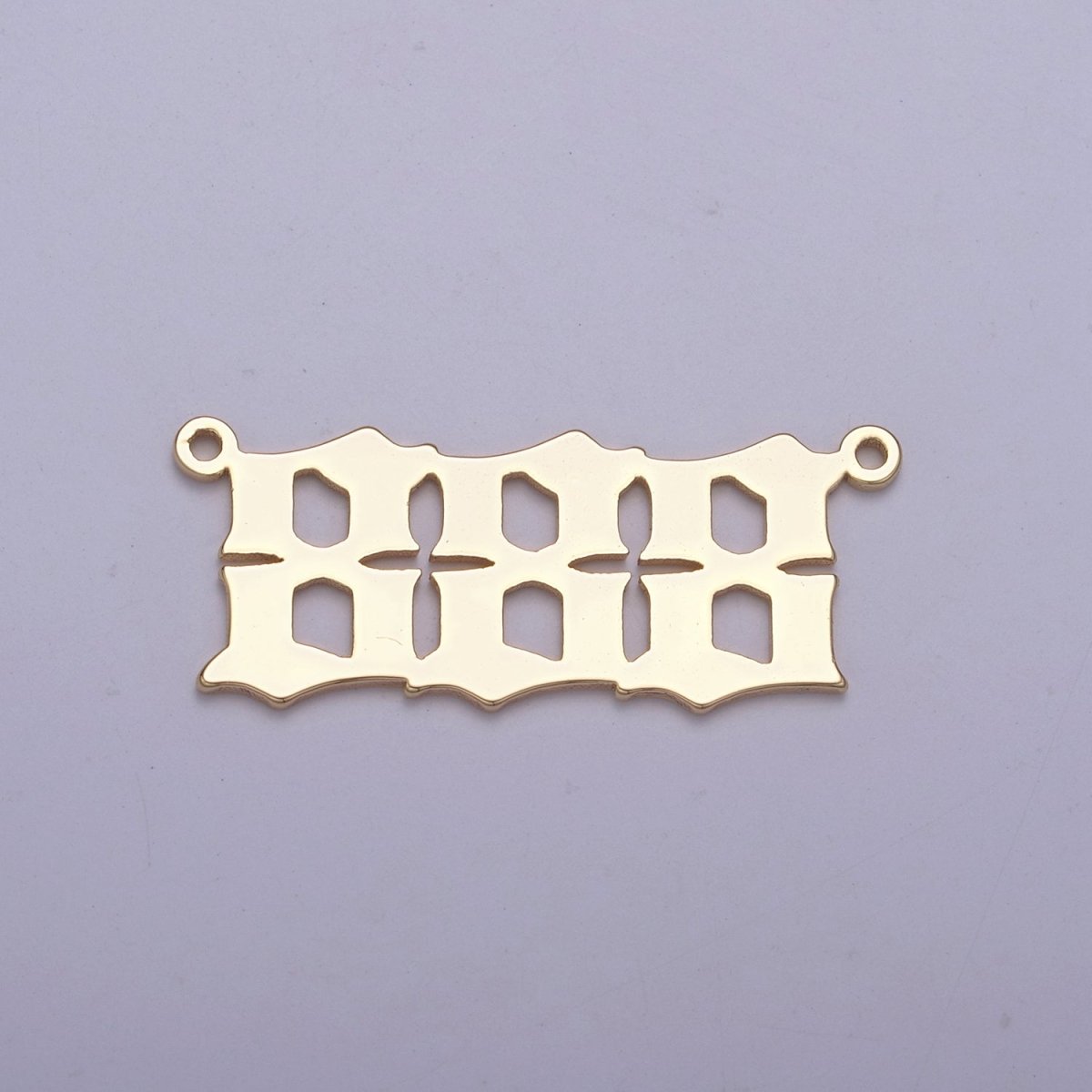 Gold Filled Angel Number Charm Connector Lucky Number for Necklace Bracelet Component G-622~G-626