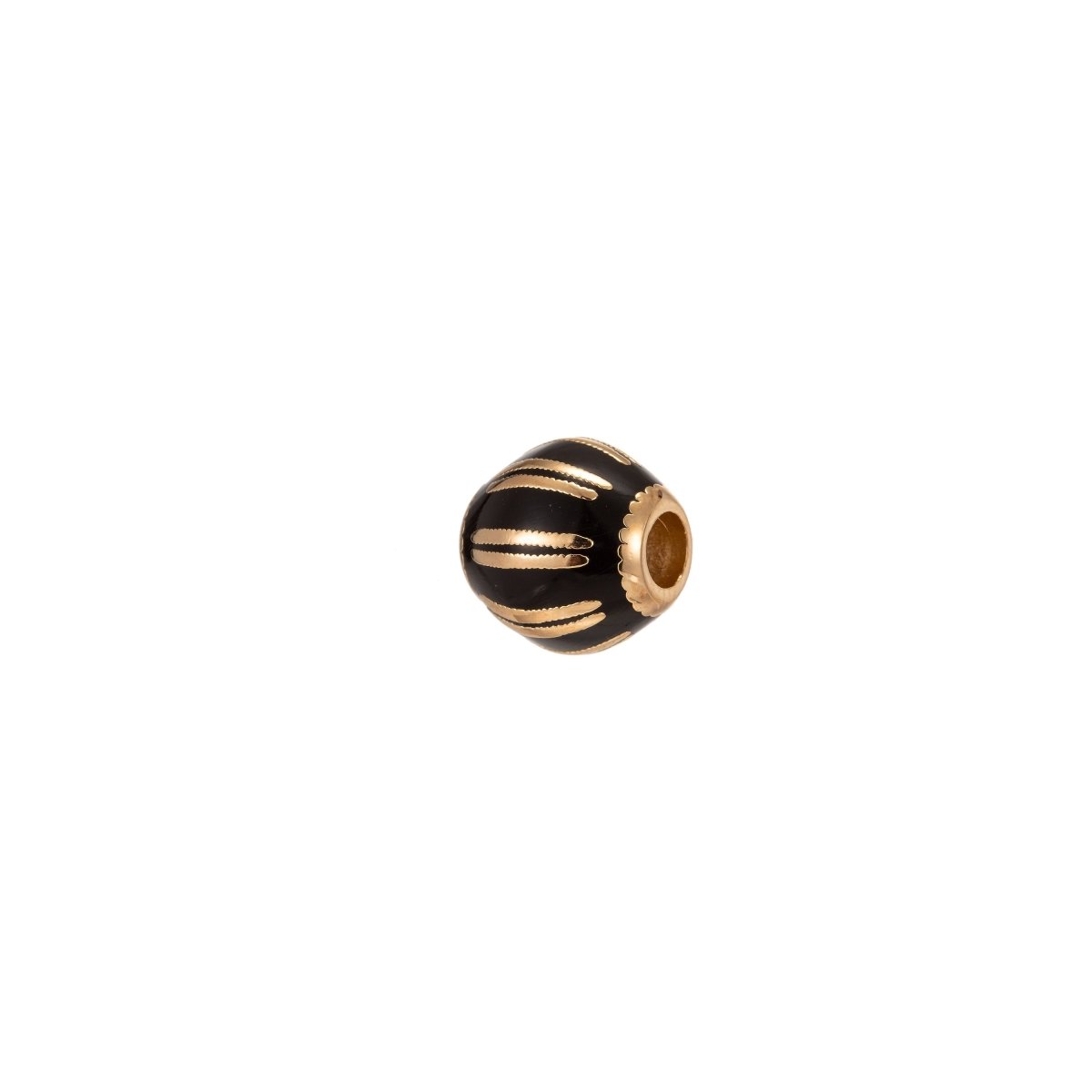 Gold Filled Beads Spacer Beads, for DIY Jewelry Making European Charms Beaded Bracelet, Bead Size 10x10mm Hole 2mm B-187
