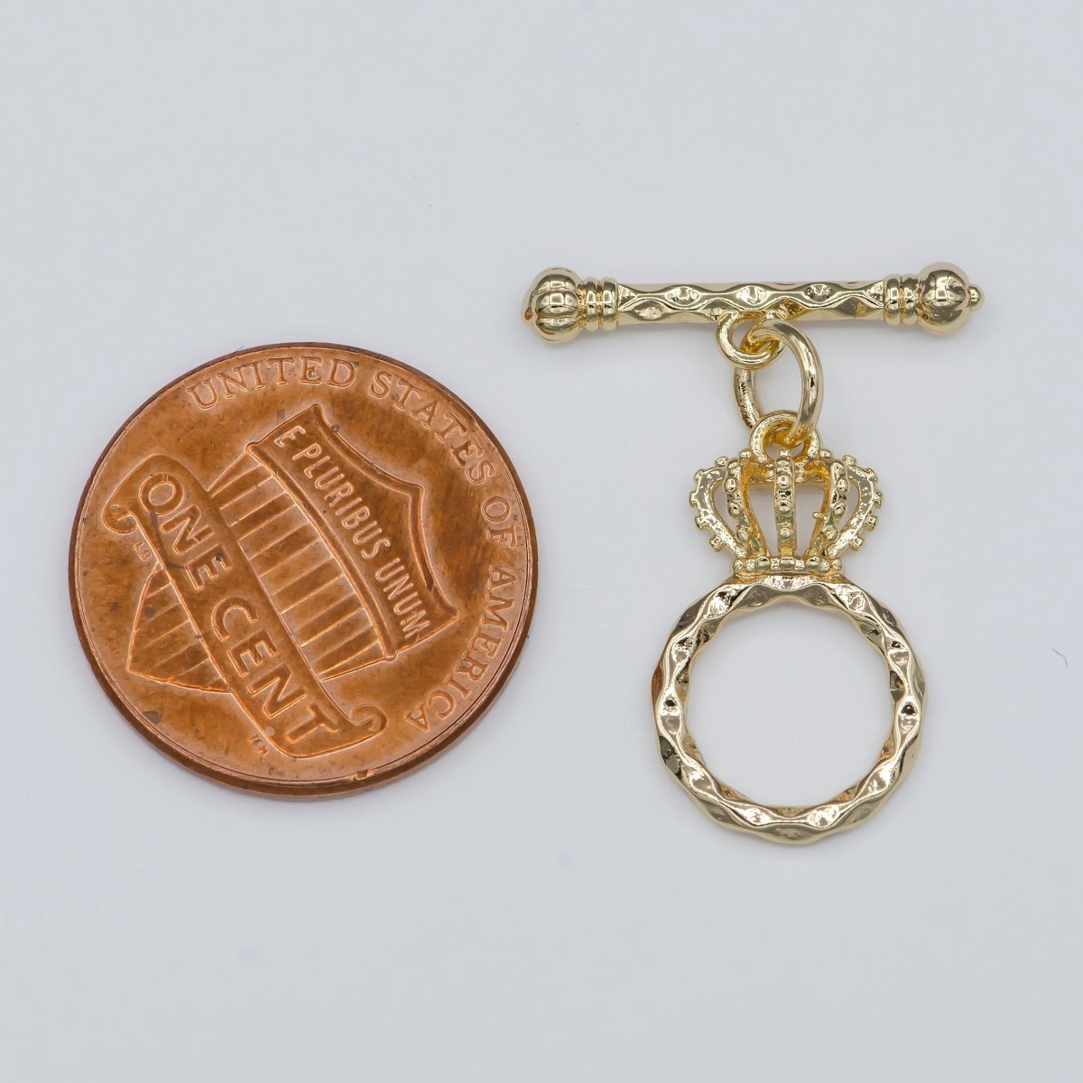 Gold Filled Crown Style Toggle Clasp For Jewelry Making DIY Necklace Bracelet Anklet  L-312