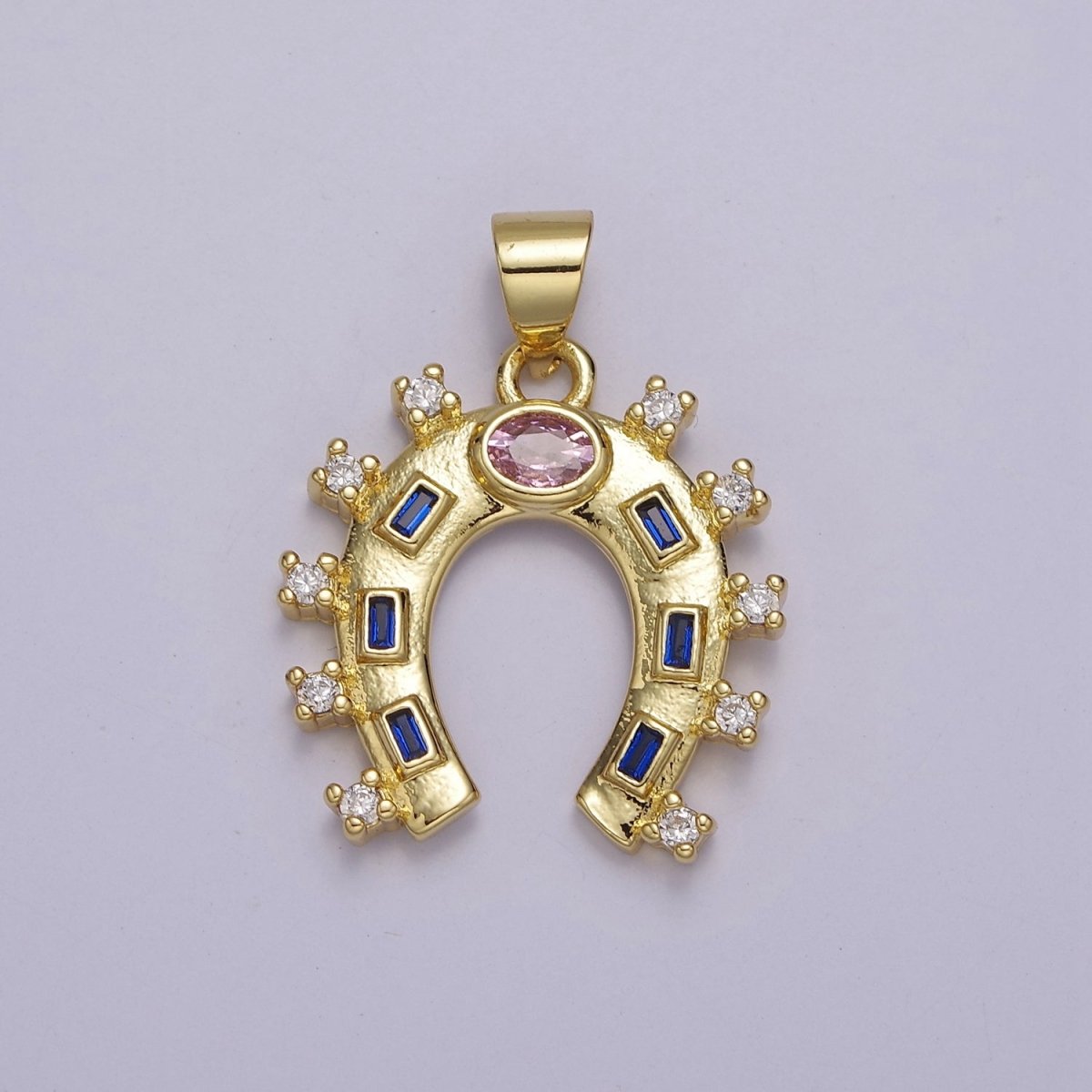 Gold Filled Horseshoe Charm Luck Horseshoe Pendant Necklace Bracelet Mini Horseshoe Pendant Lucky Jewelry Inspired J-427