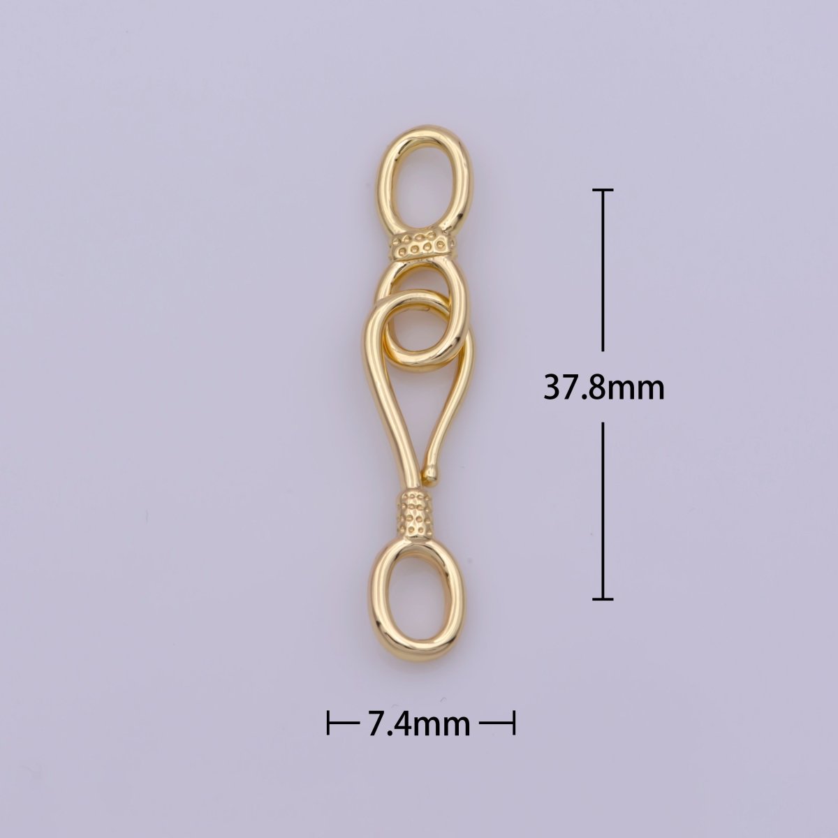 Gold Filled Link Connector for Bracelet End Clasp making supply L-560