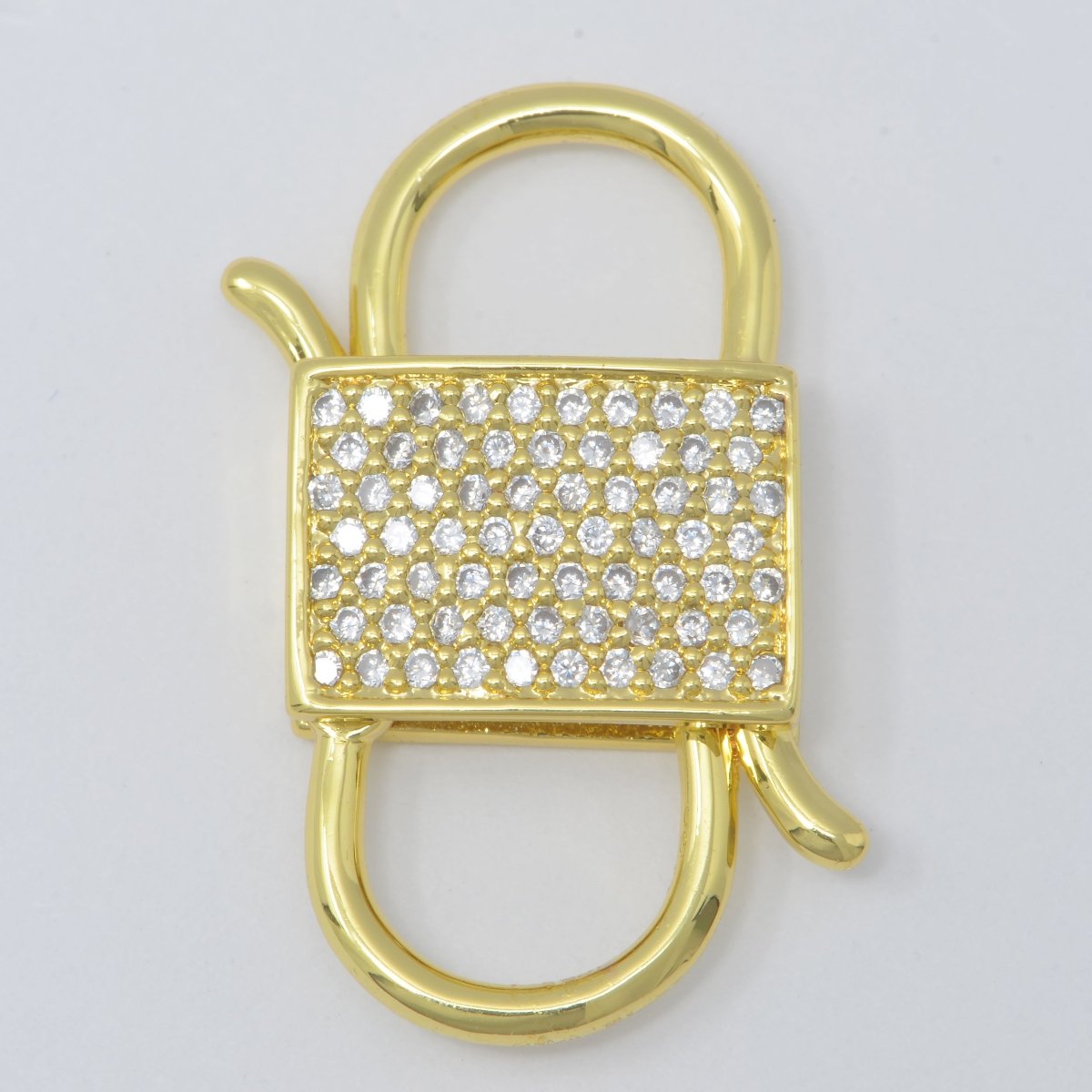 Gold Filled Lock Clasp Connector For DIY Jewelry Making Necklace Bracelet Anklet L-300