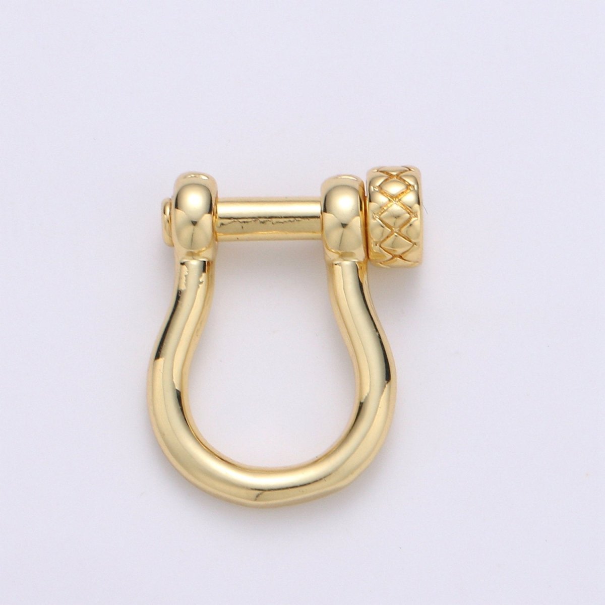 Gold Filled Screw clasp lock, Anchor Shackle, Gold, Silver, Rose gold Black Bracelet Clasps, Anchor Necklace, Sailor Bracelet Clasp Supply K-713 - K-715