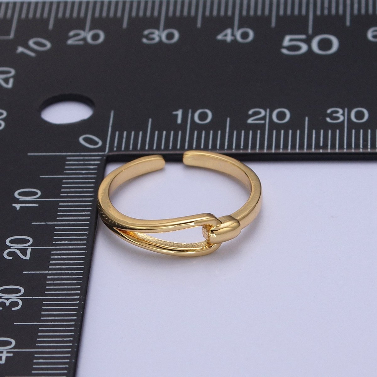 Gold Knot Ring, Love Knot Ring, Promise Ring, Gold Filled Ring O-2135