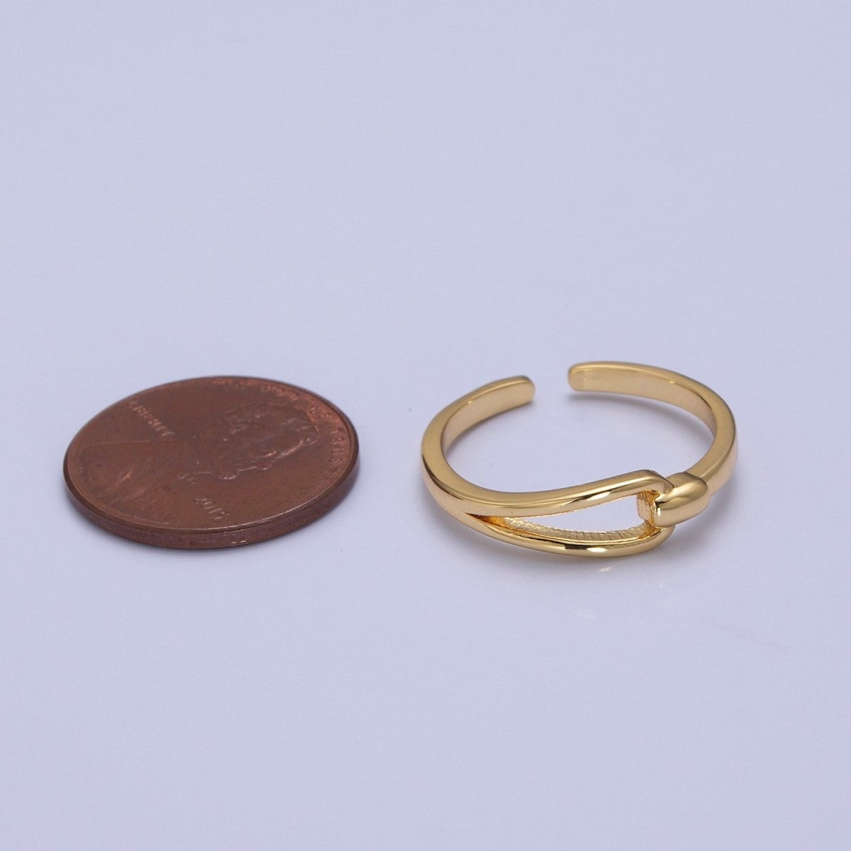 Gold Knot Ring, Love Knot Ring, Promise Ring, Gold Filled Ring O-2135