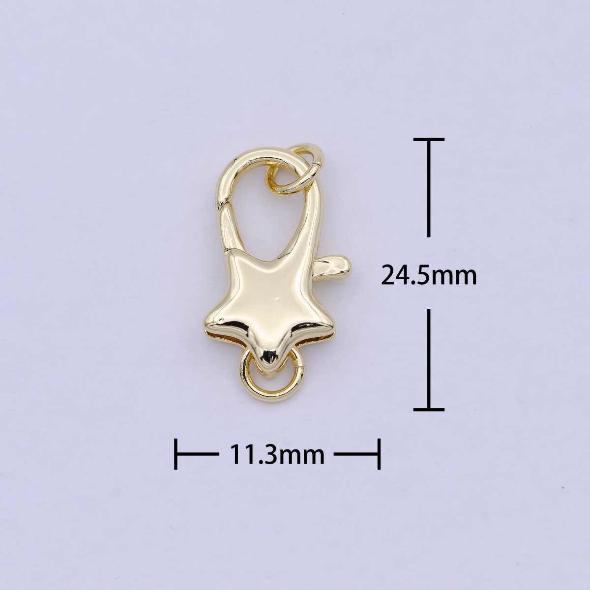Gold Parrot Clasps Star Clasp Pendant Basic Component Lobster Clasp for Jewelry Supply K-038