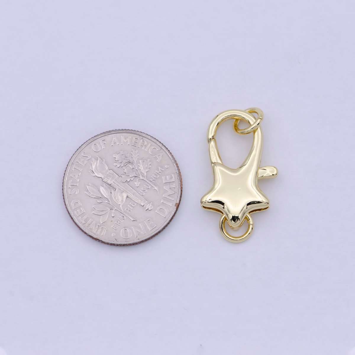Gold Parrot Clasps Star Clasp Pendant Basic Component Lobster Clasp for Jewelry Supply K-038