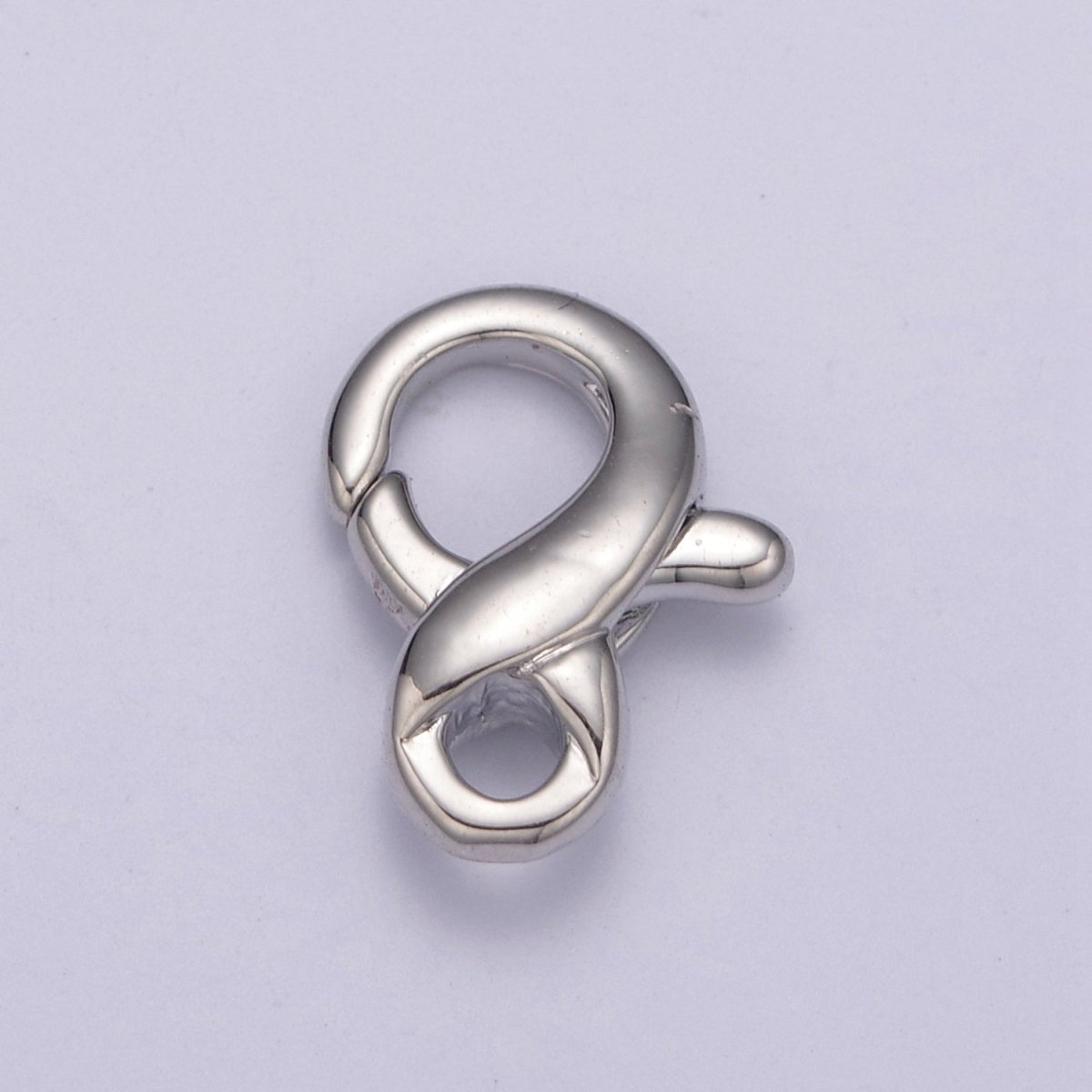 24K Gold Filled 15mm Minimalist Lobster Claw Clasps Closure Findings in Gold & Silver | L586 L587