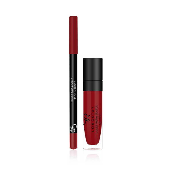 Golden Rose Matte Lipkit Scarlet Red