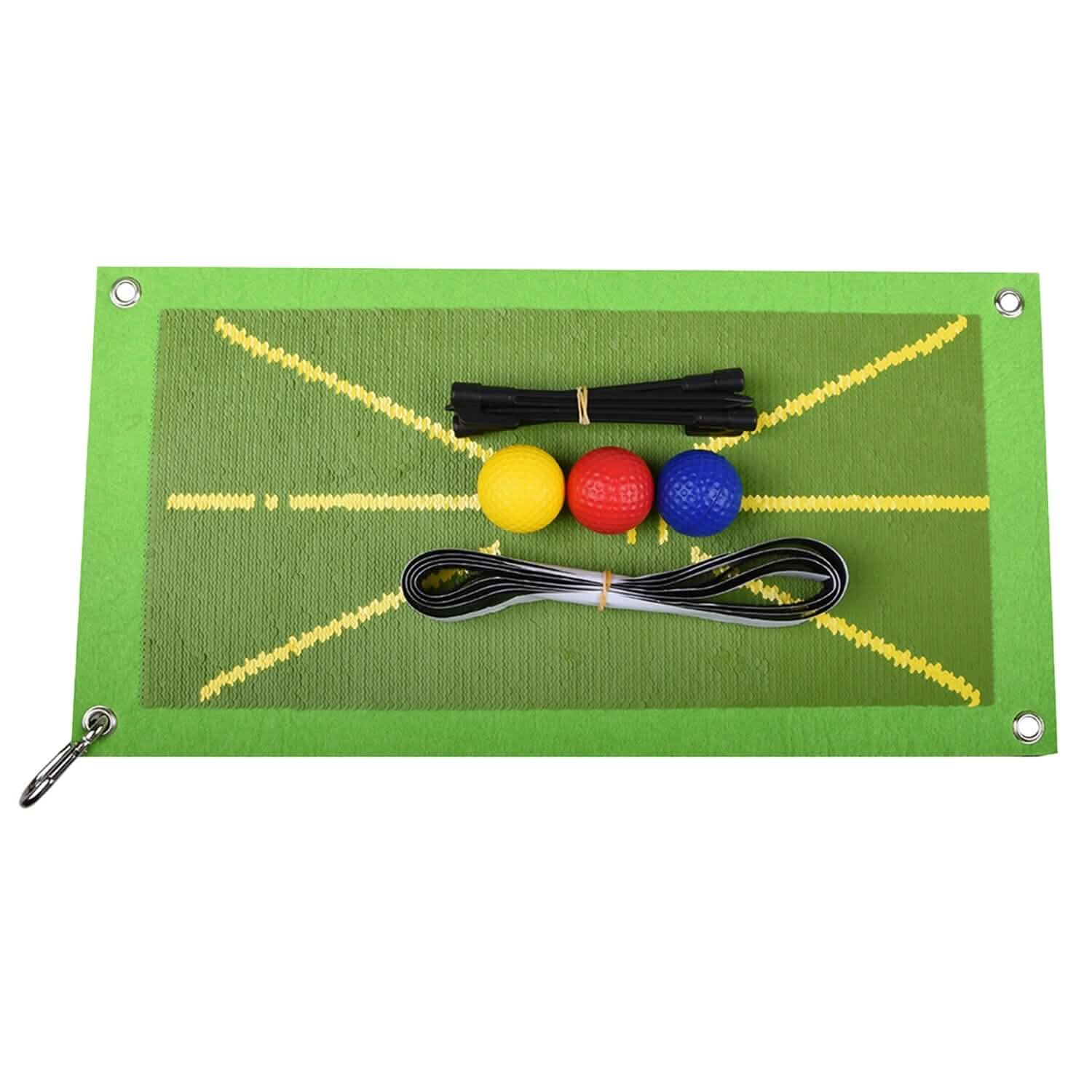 Golf Training Mat for Swing Detection Batting Path Feedback
