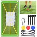 Golf Training Mat for Swing Detection Batting Path Feedback