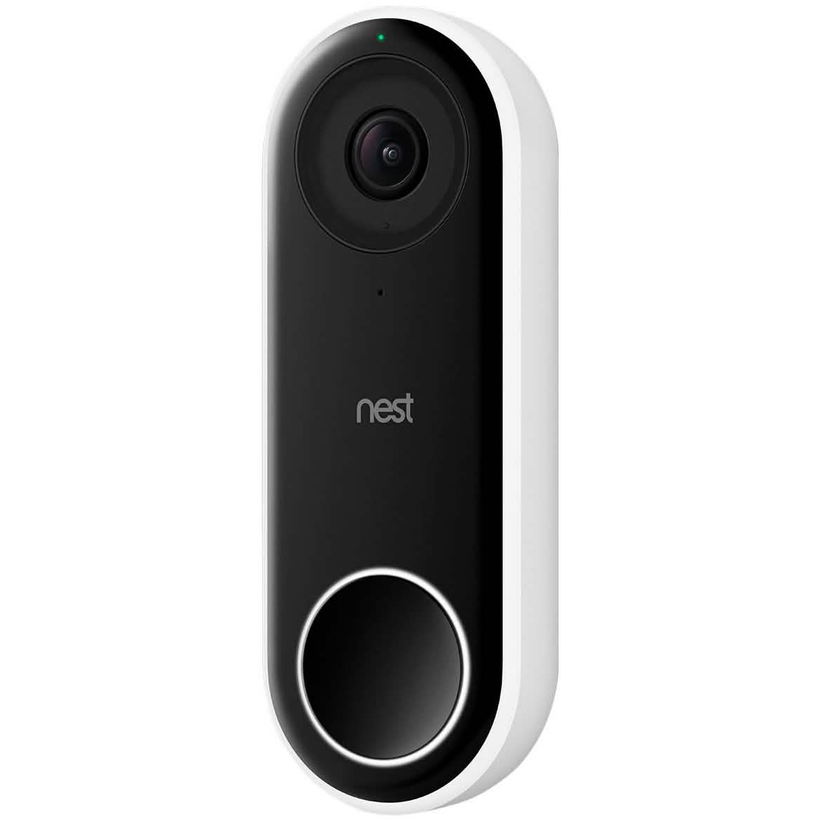 Google - Nest Hello Smart Wi-Fi Video Doorbell