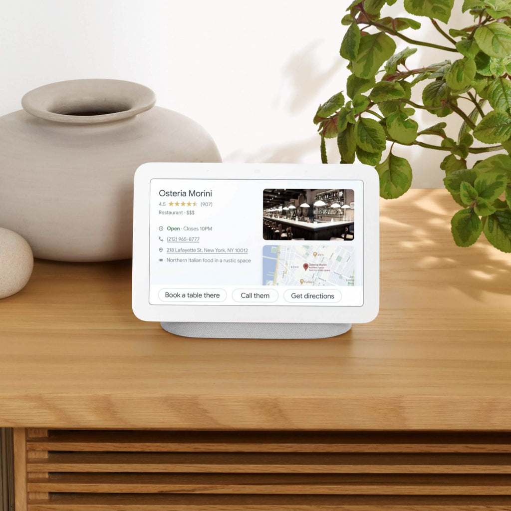 Google Nest Hub avec l'Assistant Google 2ᵉ génération – Galet
