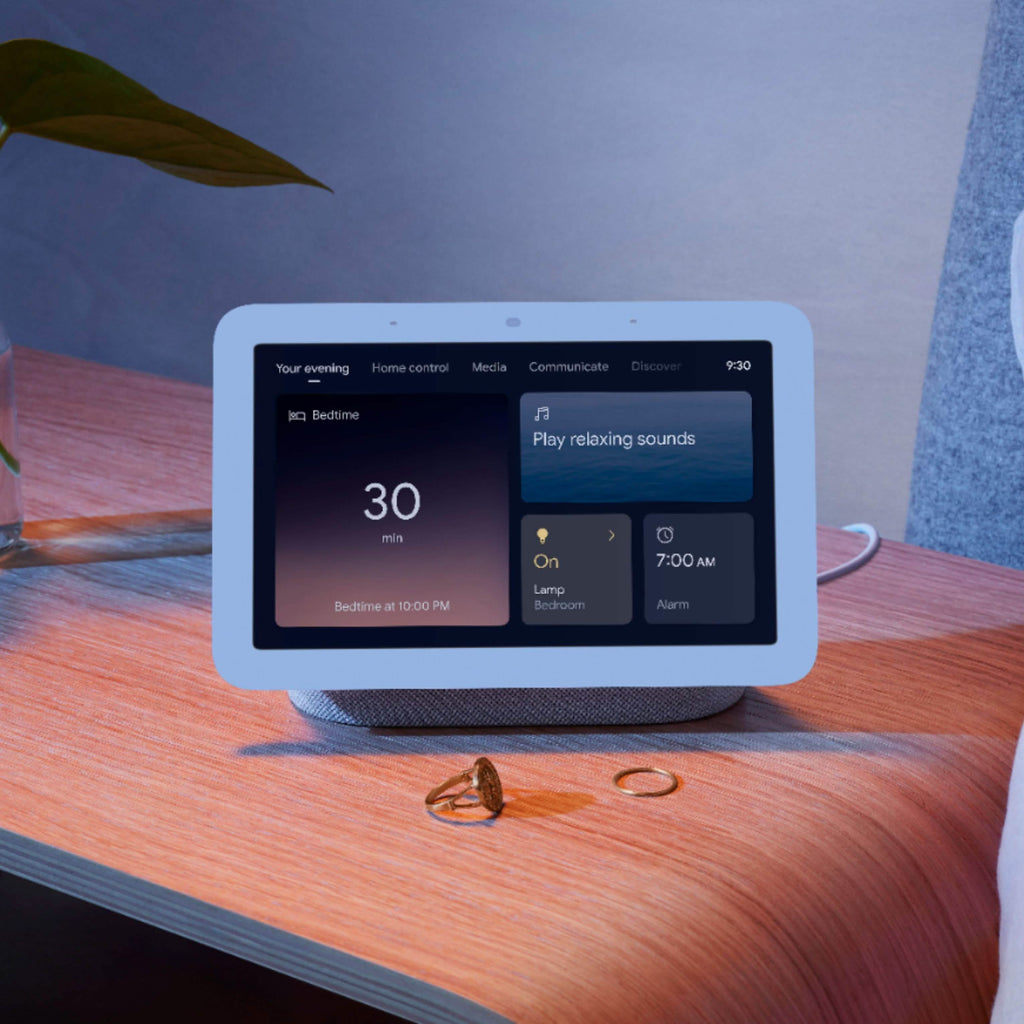 Google Nest Hub avec l'Assistant Google 2ᵉ génération – Galet