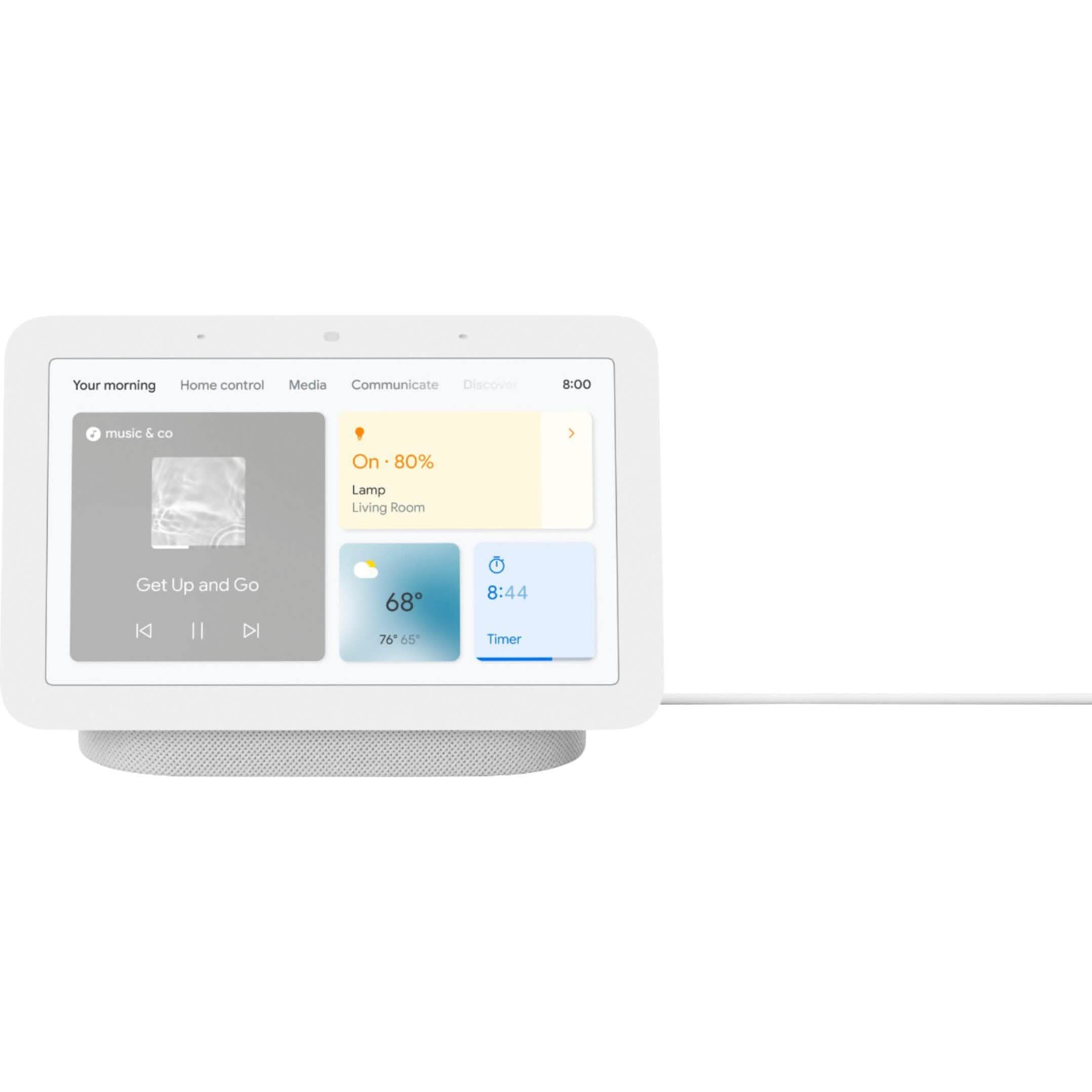 Google Nest Hub avec l'Assistant Google 2ᵉ génération – Galet