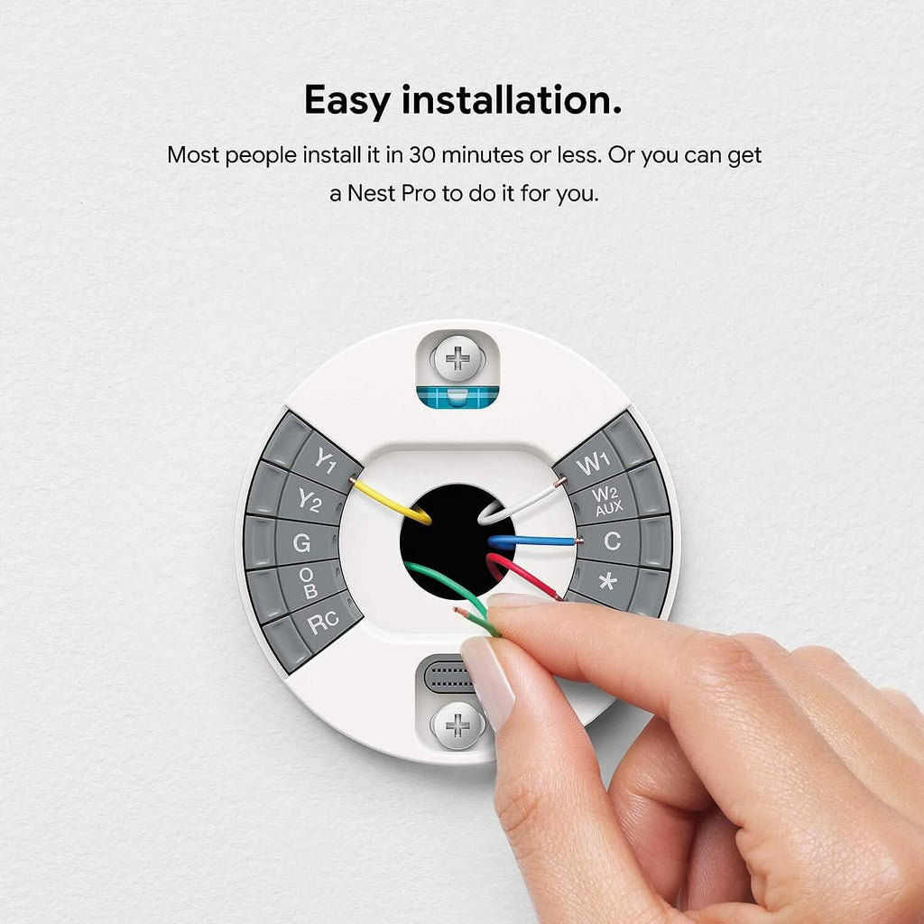 Google Nest Learning Thermostat - Smart Wi-Fi Thermostat (Refurbished)