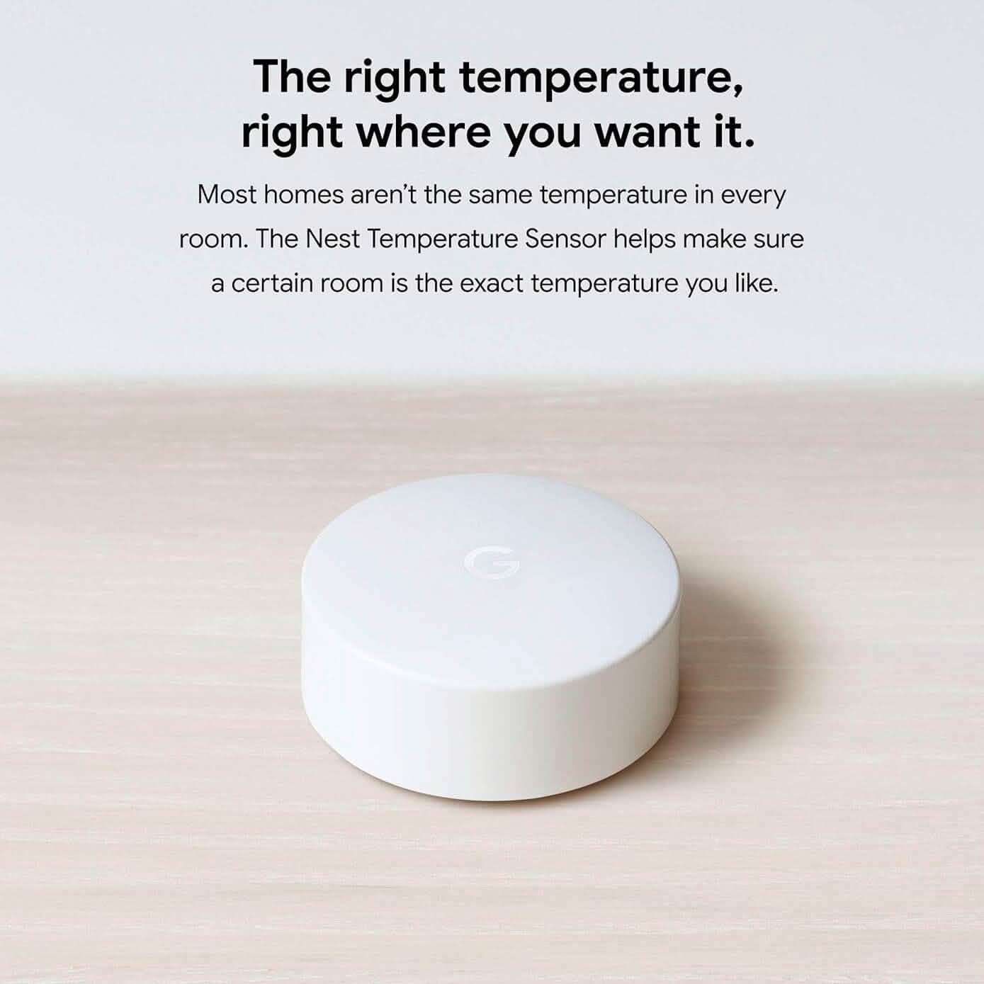 Google Nest Temperature Sensor (Refurbished)