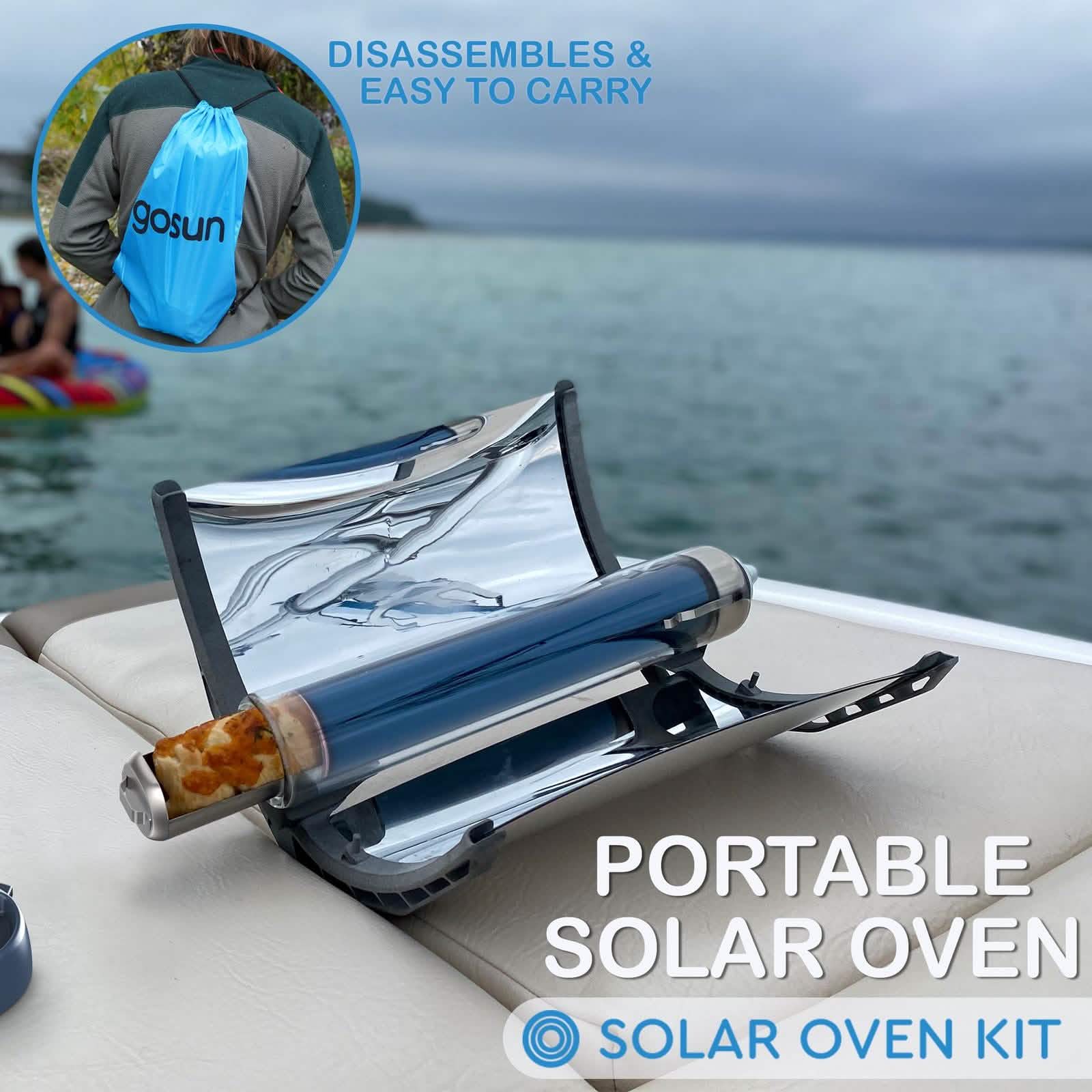 Four Solaire Portable GoSun Cuit en 20 Minutes et Jusqu'à 287°C