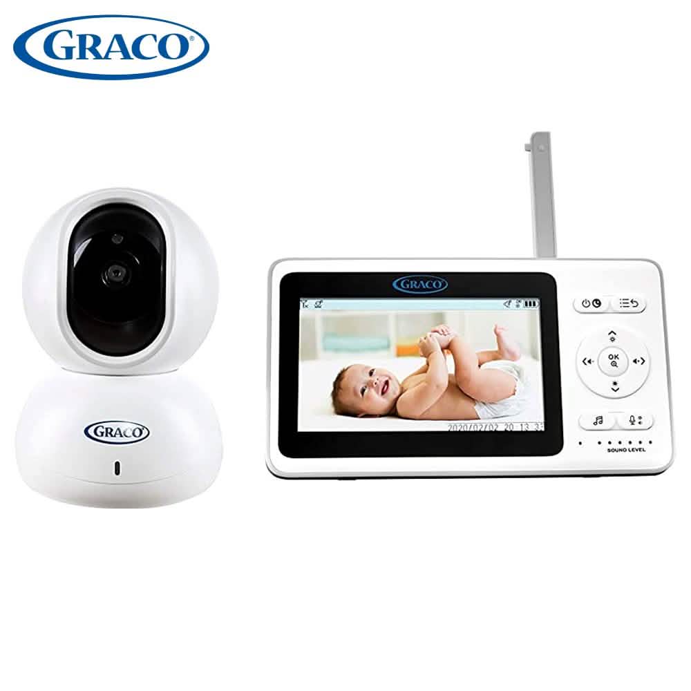Babyphone Graco® avec écran DEL, blanc