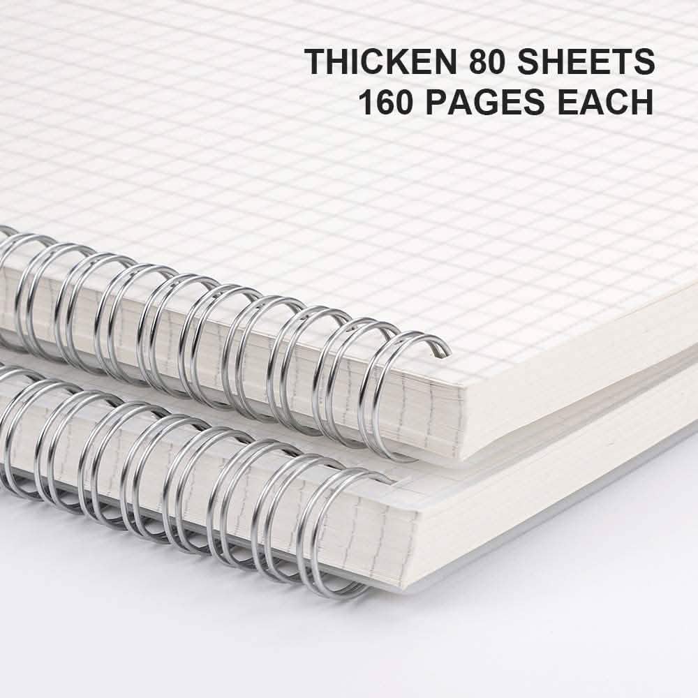 Cahier quadrillé 100 g/m² Papier quadrillé épais