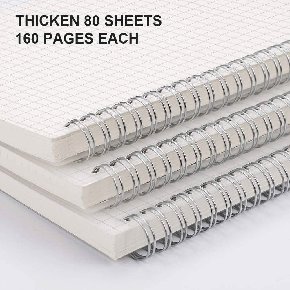 Cahier quadrillé 100 g/m² Papier quadrillé épais