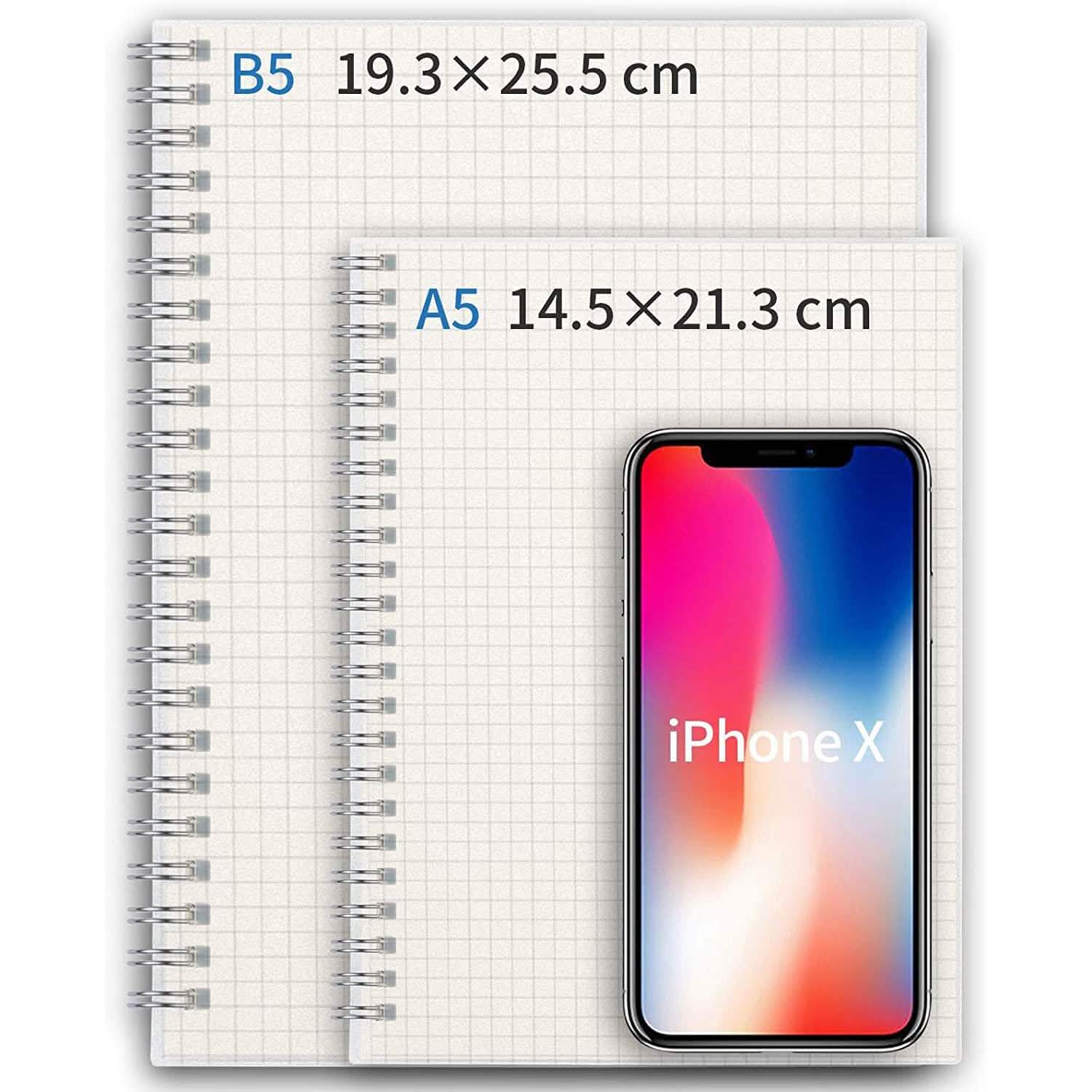 Cahier quadrillé 100 g/m² Papier quadrillé épais