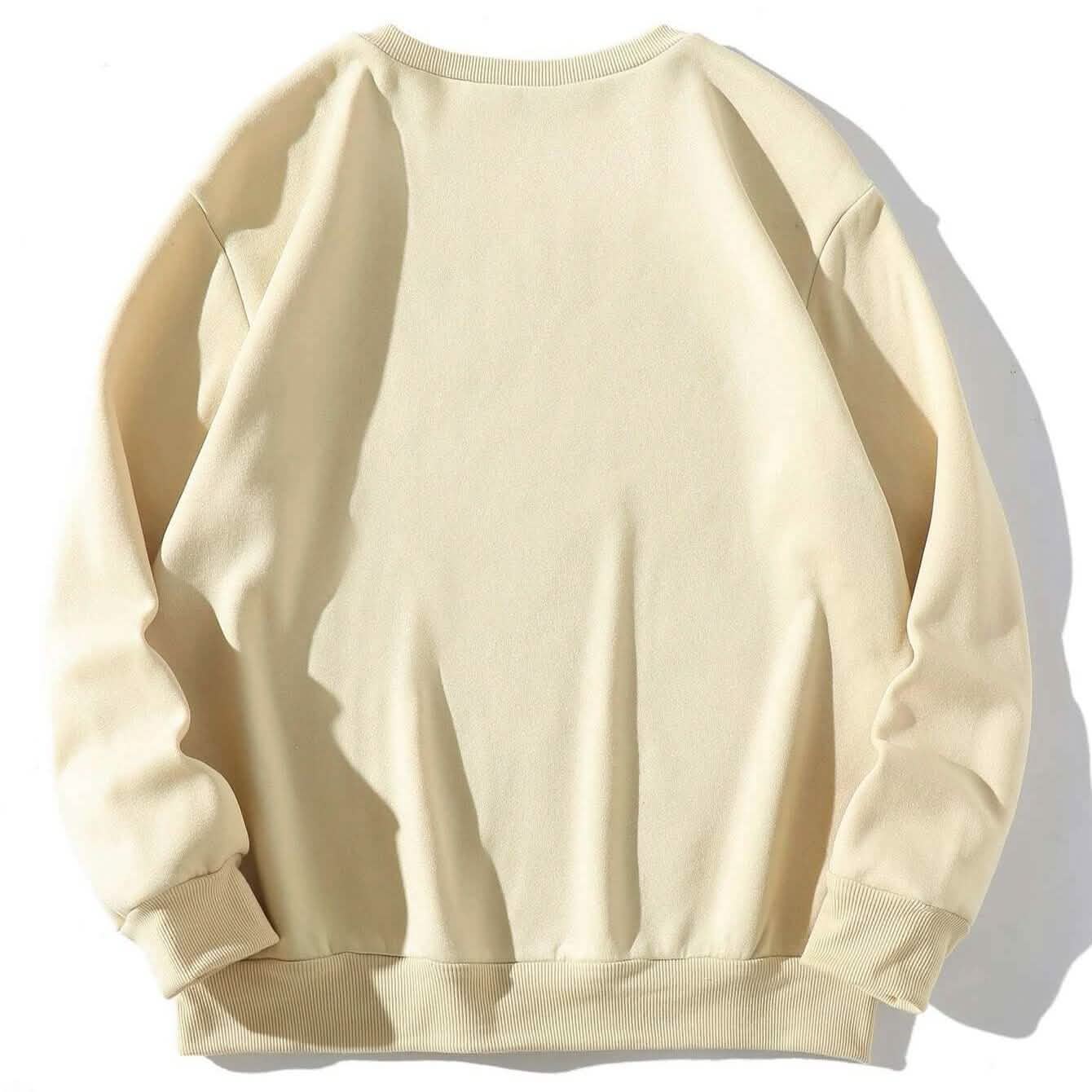 Graphic Print Thermal Sweatshirt