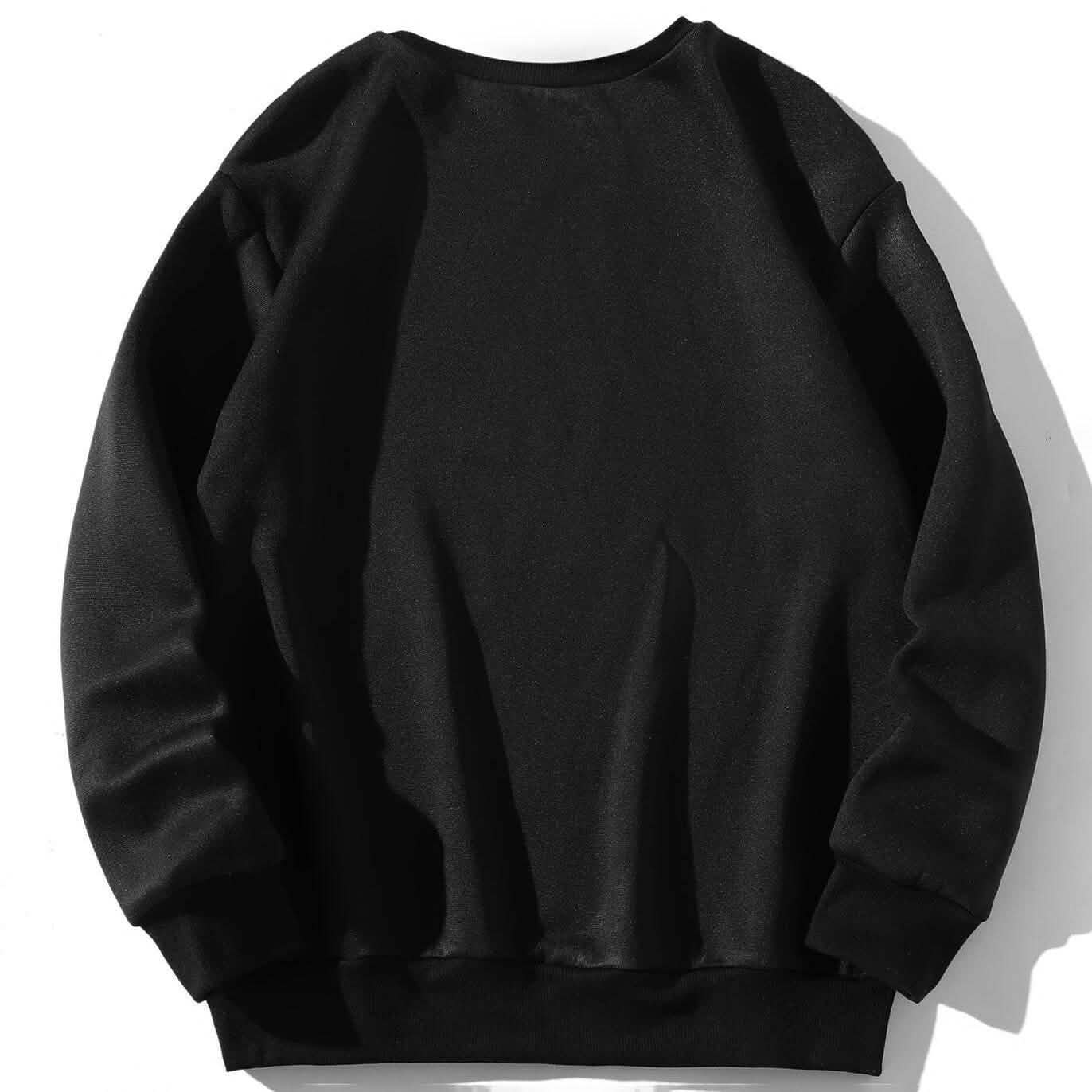 Graphic Print Thermal Sweatshirt