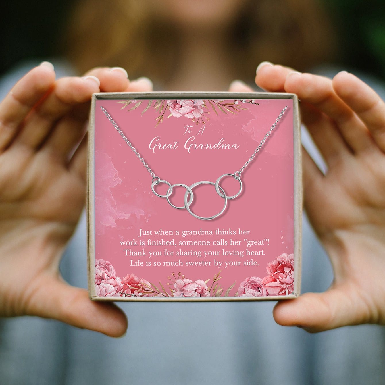 Great Grandmother Gift Necklace