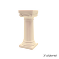Bush Style - 5" Grecian Pillars Only-Color: Ivory  Pack: 36 pcs