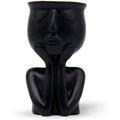 Greneric Character Portrait Flower Pot Resin Succulents Plant Pot