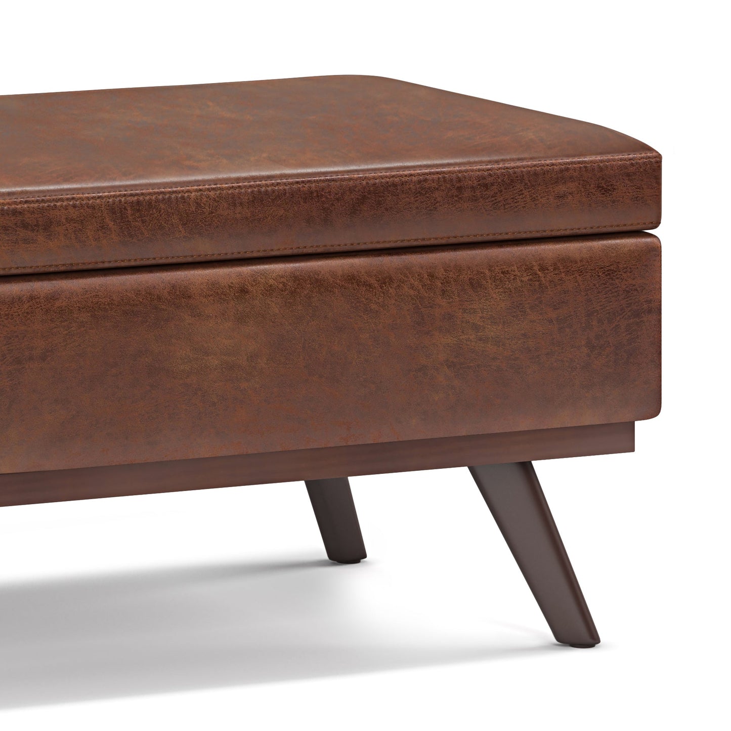 Owen 42 Inch Wide Lift Top Large Coffee Table Storage Ottoman