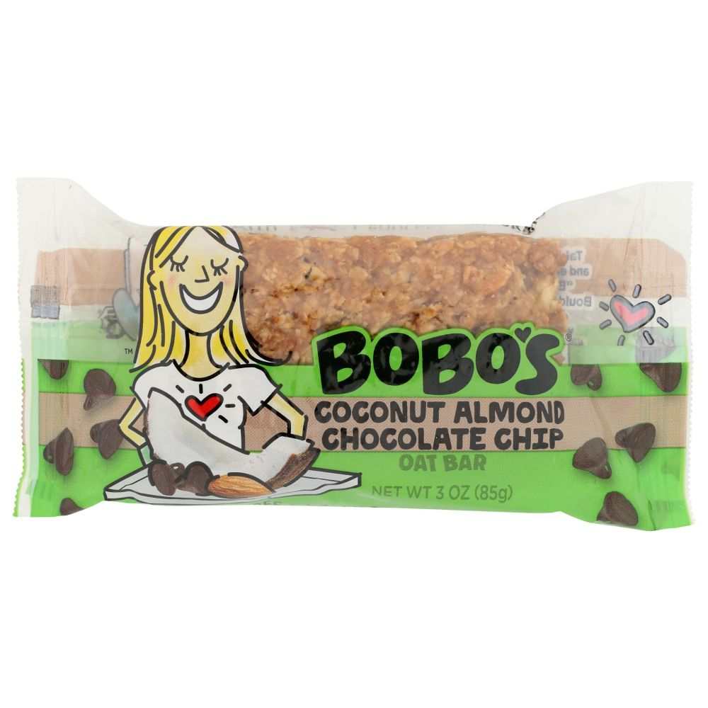 BOBO'S OAT BARS: Coconut Almond Chocolate Chip Oat Bar, 3 oz