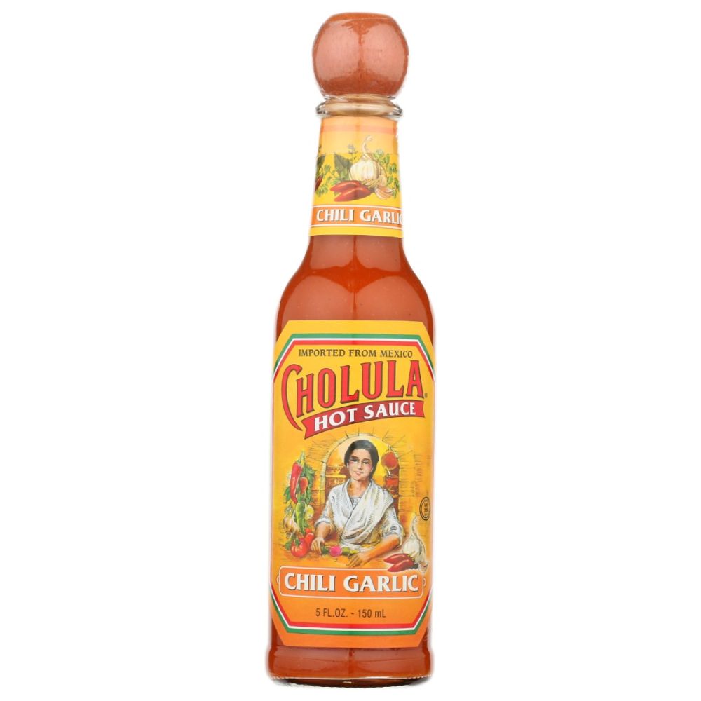 CHOLULA: Chili Garlic Hot Sauce, 5 oz