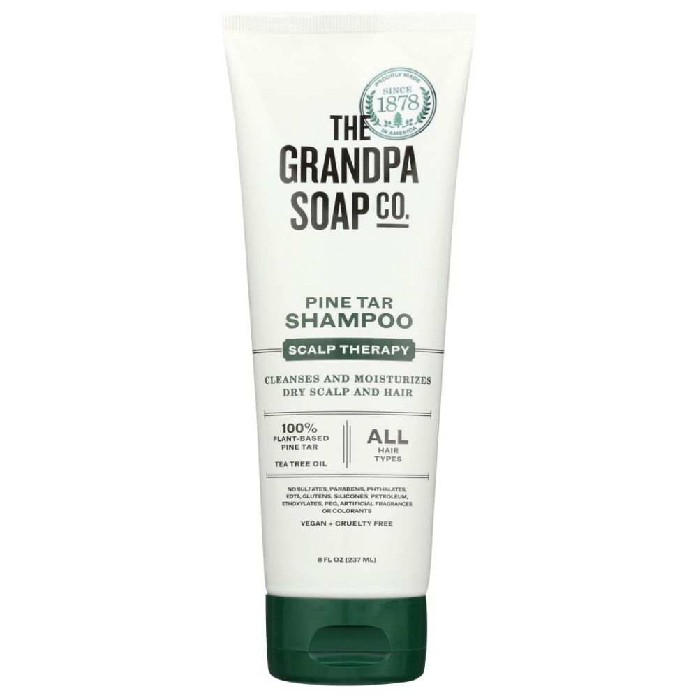 Grandpas Pine Tar Shampoo - Natural Relief for Scalp Itching & Dryness