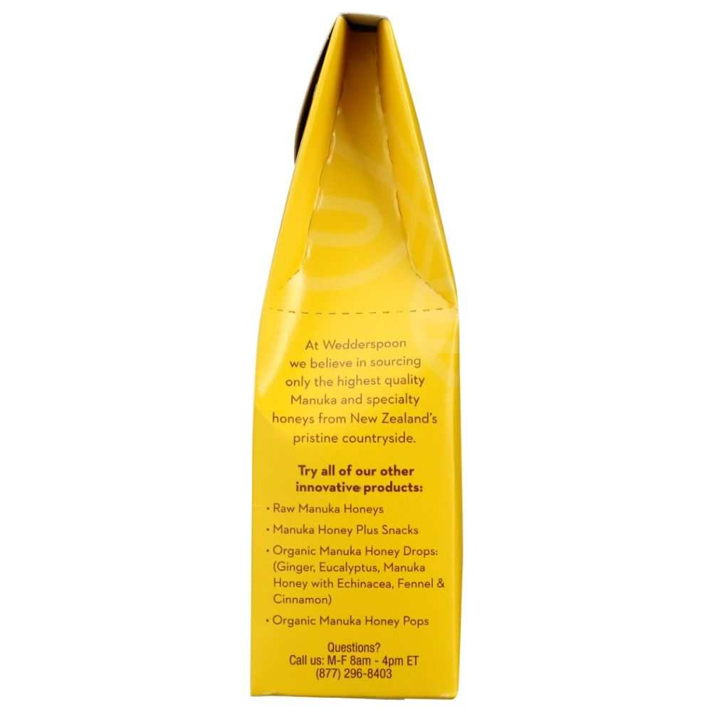 Wedderspoon Organic Manuka Honey - Lemon Honey Drops 4oz |Immune Boost