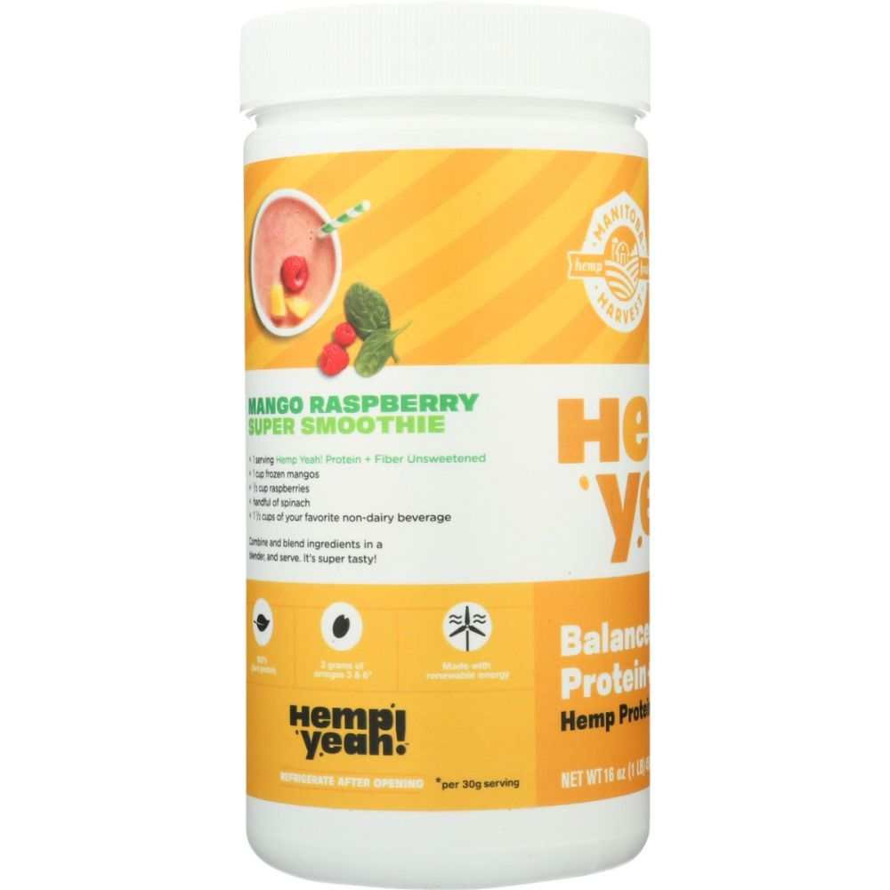 MANITOBA HARVEST Hemp Yeah Balanced Protein Fiber Unsweetened | 16 oz