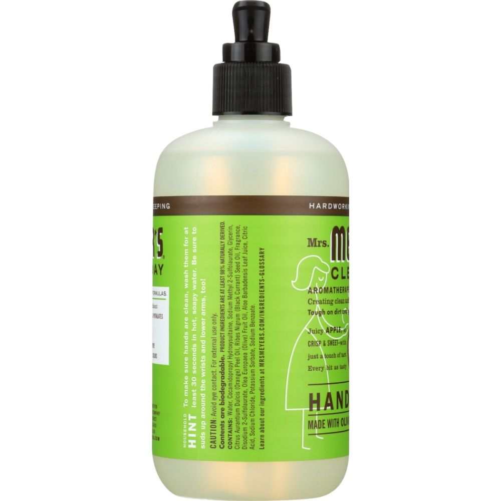Mrs. Meyer’s Clean Day: Apple Liquid Hand Soap -12.5oz for Fresh Hands
