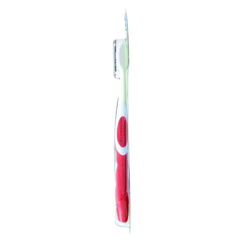 MOUTH WATCHERS: Adult Manual Toothbrush Red, 1 ea