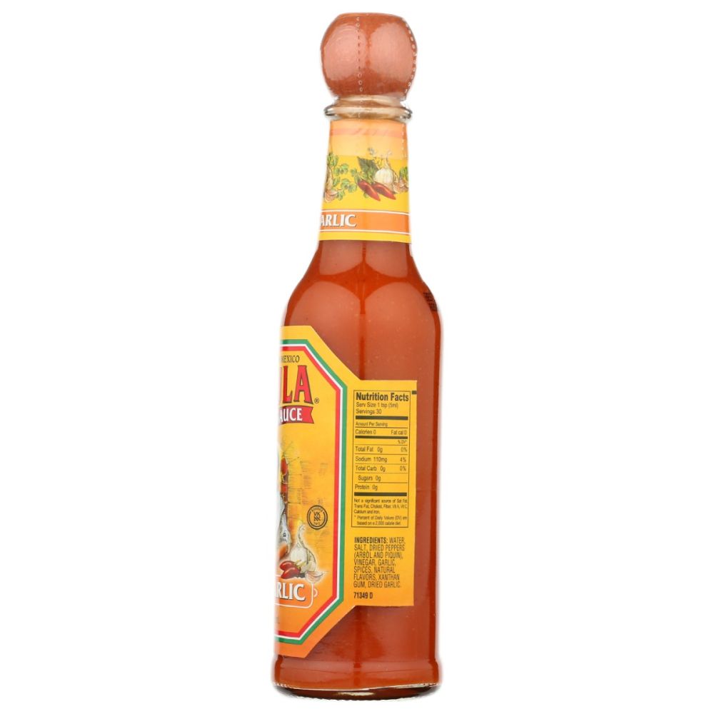 CHOLULA: Chili Garlic Hot Sauce, 5 oz