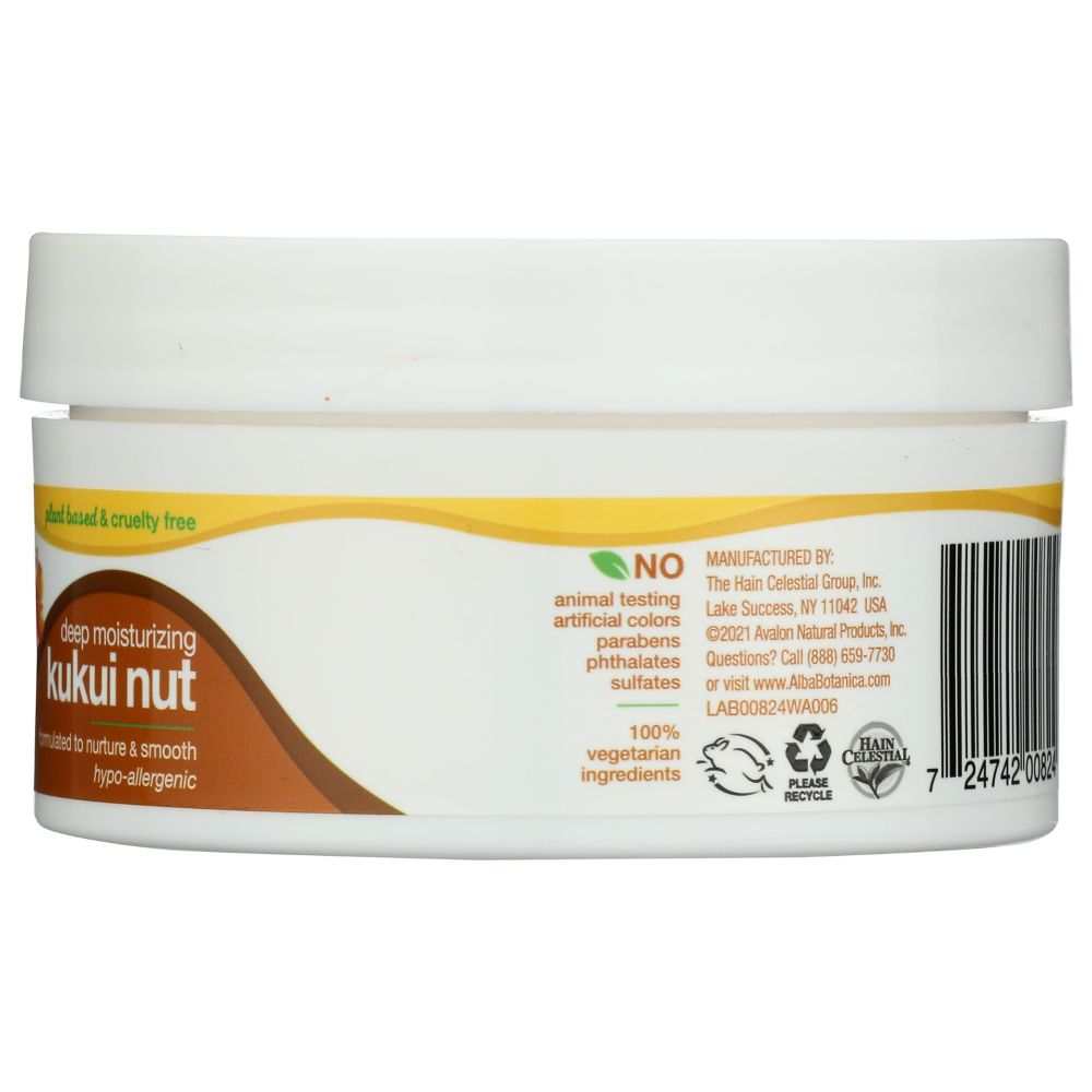 ALBA BOTANICA: Hawaiian Deep Moisturizing Body Cream Kukui Nut, 6.5 oz