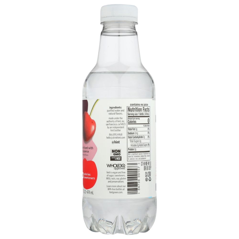 HINT: Cherry Hint Water, 16 fo