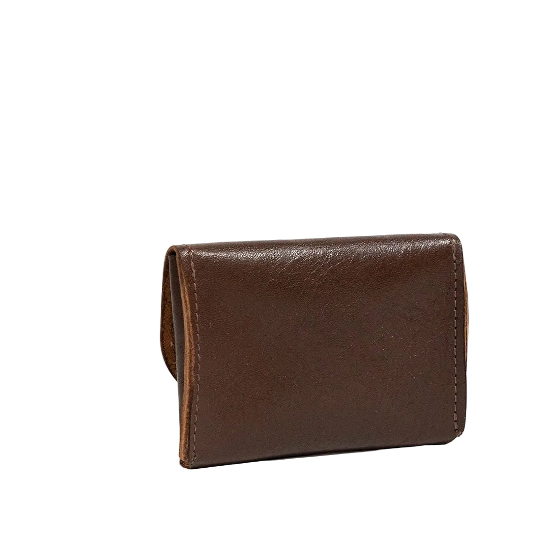 Ida Mini | Signature Brown Leather Card Holder Wallet