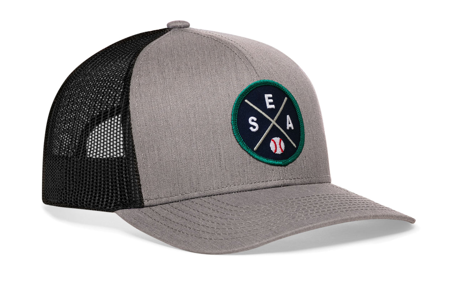 Seattle Trucker Hat  |  SEA X Baseball Snapback