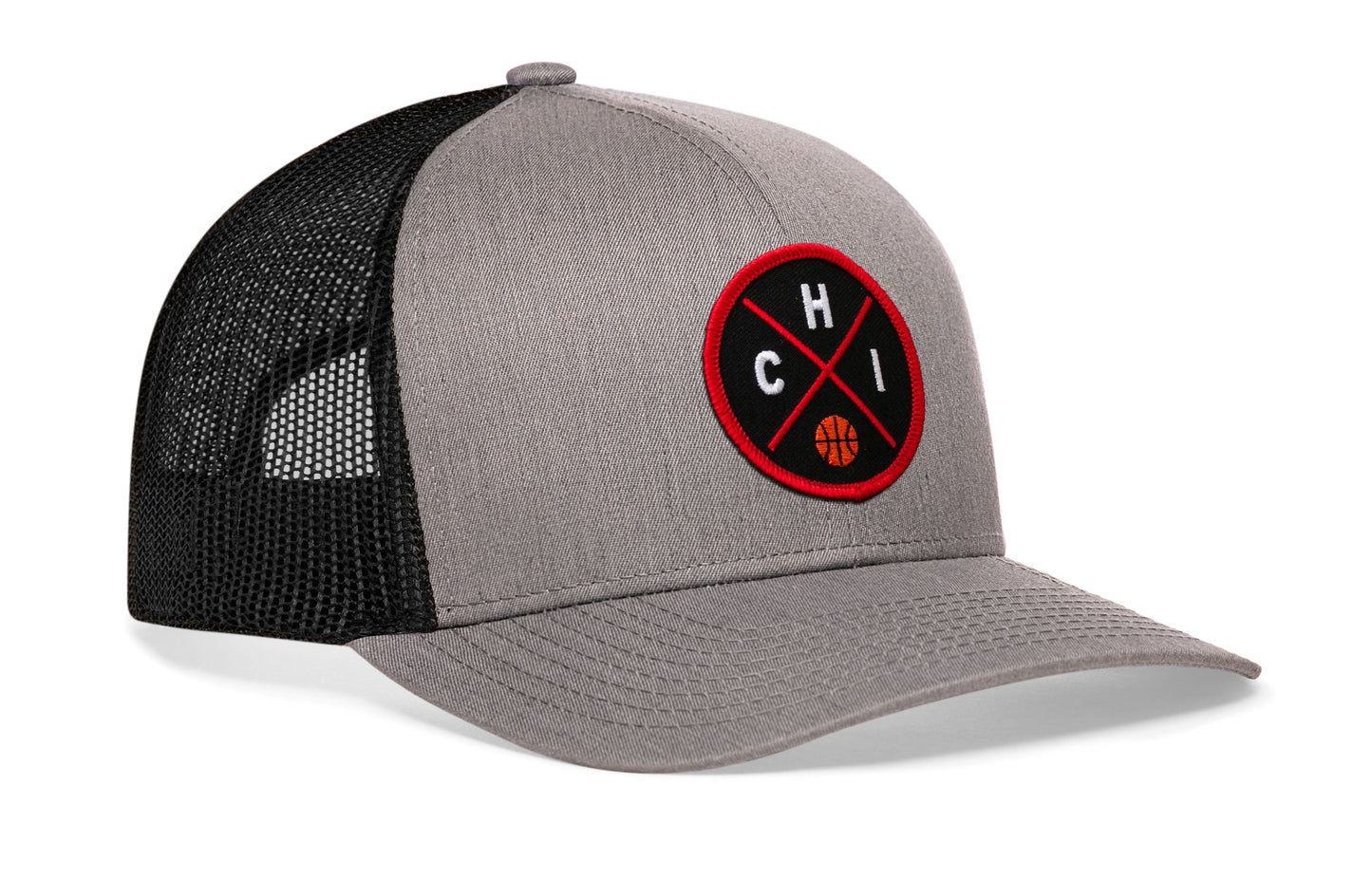 Chicago Trucker Hat  |  CHI X Basketball Snapback