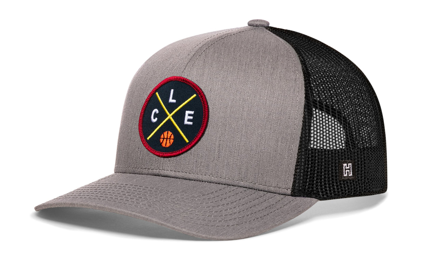 Cleveland Trucker Hat  |  CLE X Basketball Snapback