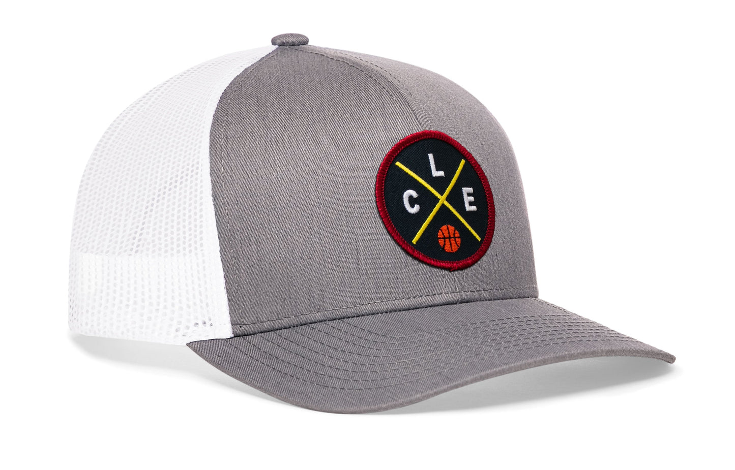 Cleveland Trucker Hat  |  CLE X Basketball Snapback