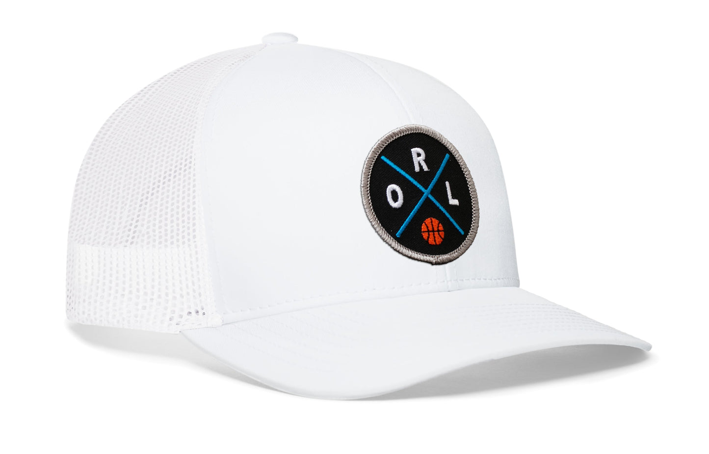 Orlando Trucker Hat  |  ORL X Basketball Snapback